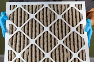 Dirty HVAC filter causing ac unit not blowing cold air issue